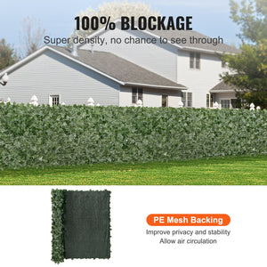 Ivy Privacy Fence 59"x98" | Artificial Green Wall Screen | Mesh Backing & Reinforced Joints | Faux Hedge Leaf Panel for Garden, Balcony & Outdoor Decor
