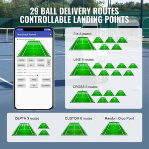 Tennis Ball Machine | Automatic Portable Ball Launcher | Training Practice
