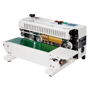Continuous Band Sealer | Horizontal Bag Sealing Machine with Count Function