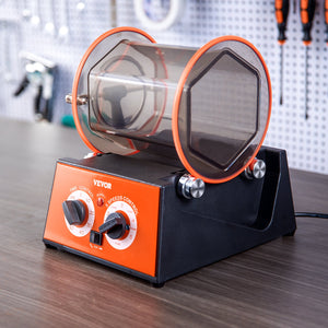 Jewelry Polisher Tumbler 11lbs / 5kg | Rotary Finishing Machine with 5 Speeds & Timer | Polishing, Grinding & Buffing for Jewellery, Coins & Gemstones