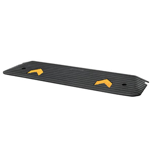 Rubber Threshold Ramp 2.5cm Rise | 15 Ton Capacity | Non-Slip Natural Rubber Entry Ramp for Wheelchair & Scooter Access