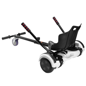 Hoverboard Seat Attachment | Adjustable Frame | Fits 16.5-25.4cm Hoverboards | 99.8kg Capacity | For Kids & Adults