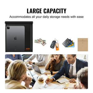 Faraday Bag | 16.9x15" Signal Blocking Case for Laptop/Tablet | Black