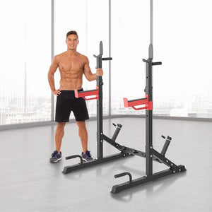 Squat Rack | Adjustable Heavy Duty Barbell Power Stand
