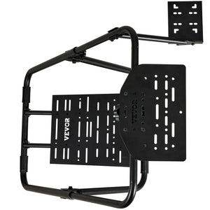 Racing Wheel Stand | Foldable Height Adjustable Base | For Logitech & Thrustmaster GT/Formula Seating