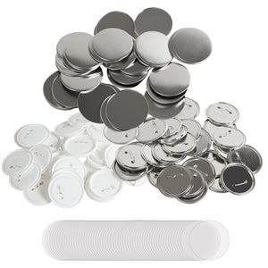 Button Badge Supplies | 2.25" (58mm) Parts for Button Maker Machine | 500 Sets