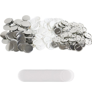 Button Badge Supplies | 2.25" (58mm) Parts for Button Maker Machine | 500 Sets