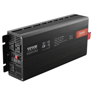 Modified Sine Wave Inverter 3000W | DC 12V to AC 230V | LCD Display | CE/FCC Certified