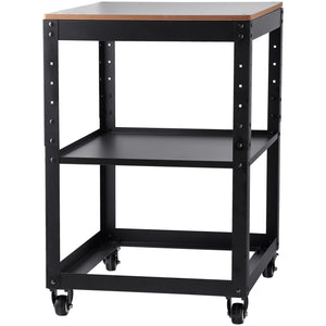 Planer Stand 45kg Capacity | 3-Height Adjustable Table with Casters & Storage | Fits Most Planers, Saws & Benchtop Tools