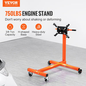 Engine Stand | 750LBS Motor Hoist Dolly with Adjustable Mounting Head