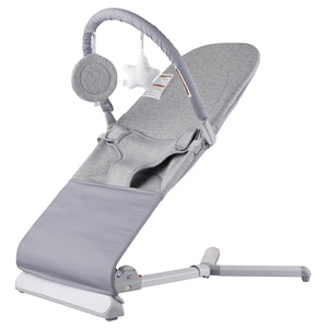 Baby Bouncer Seat | Folding Baby Chair with Toy Bar | Suitable for 0-9 Months