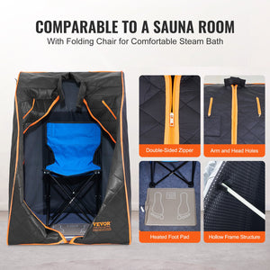 Sauna Tent | Far Infrared 1050W Portable Home Spa for Weight Loss & Detox