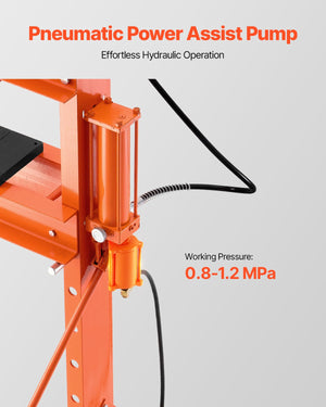Hydraulic Shop Press 20T | With Press Plate for Bending & Assembly