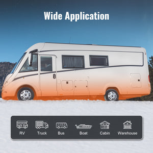 Bluetooth Diesel Air Heater | 12V 5KW with Altitude Adjustment, Remote & LCD | RV, Camper Van & Boat Heater