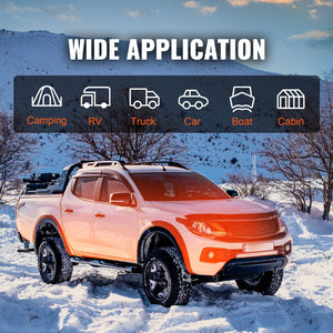 8KW Diesel Air Heater | Bluetooth App Control All-in-One Heater with Automatic Altitude Adjustment | LCD & Remote | Portable Parking Heater for Home, RV, Trailer, Camper, Van & Boat