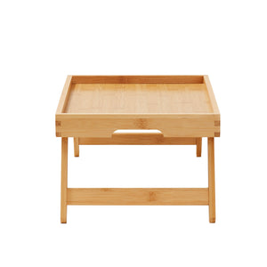 Bamboo Bed Tray Table | Foldable Legs | 40x28cm Breakfast & Laptop Desk