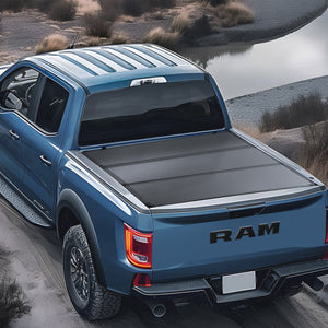 Tri-Fold Tonneau Cover | Fits 2015-2024 Ford F-150 | 2004mm Bed | 181kg Capacity | LED Light | Black