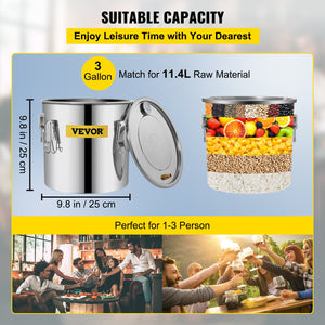 Alcohol Distiller | 3-Pot 12L Moonshine Still for Water & Wine