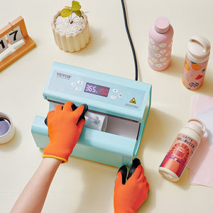 Auto Tumbler Heat Press | 325–887ml Sublimation Mug Press | Blue