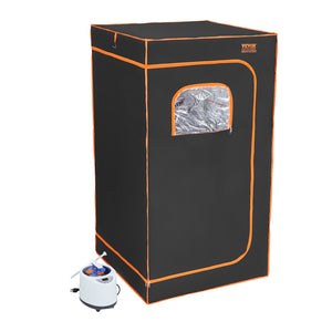 Full-Size Steam Sauna Tent | 1000W with Chair & Blanket | 880x880x1600mm Personal Spa