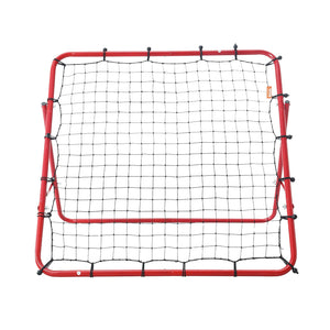 Soccer Rebounder Net 100x100cm | Portable Football Kick-Back Goal with Adjustable Angles | Training Aid for Kids, Teens & Adults | Easy Setup & Storage