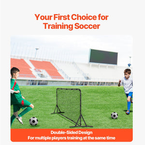 Soccer Rebound Trainer 6x4 ft | Double-Sided Net for Training
