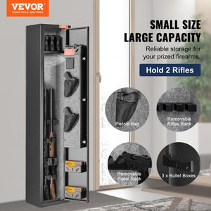 Gun Safe | Digital Rifle & Pistol Storage for 3 Rifles & 4 Pistols