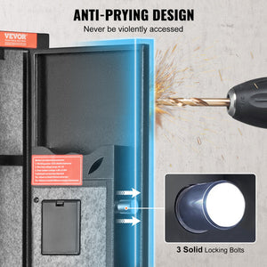 Gun Safe | Digital Rifle & Pistol Storage for 3 Rifles & 4 Pistols