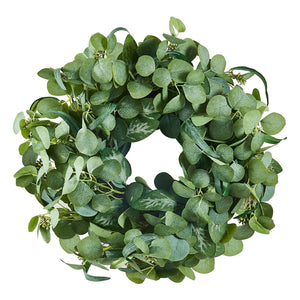 Decorative Wreath | 66cm Green Eucalyptus Leaves | Year-Round Home Decor