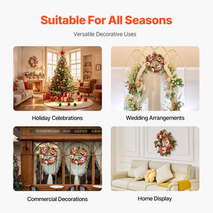 Decorative Wreath | 48cm Pink Peonies & Hydrangeas | Year-Round Decor