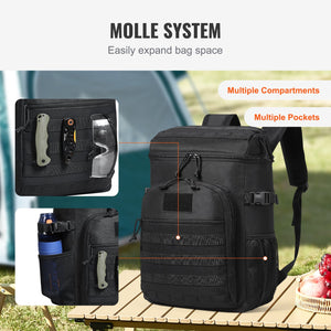 Cooler Bag | 25L Insulated Lunch Tote with Molle & Storage Pockets