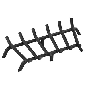 Fireplace Log Grate 685mm | Heavy Duty 6-Leg Steel Firewood Rack
