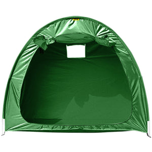 Bike Cover Storage Tent | 420D Oxford Fabric | Holds 4 Bikes | Waterproof Outdoor Bicycle Storage Shed with Carry Bag | Green