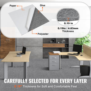 Peel & Stick Carpet Tiles 9 Pack | Self-Adhesive Floor Squares | Light Gray | Indoor & Outdoor