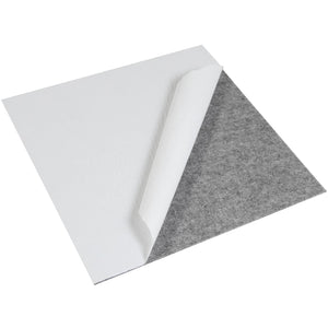 Peel & Stick Carpet Tiles 9 Pack | Self-Adhesive Floor Squares | Light Gray | Indoor & Outdoor