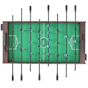 Foosball Table 48 Inch | Standard Indoor Soccer Table with 2 Balls & Cup Holders | Full Size Home & Game Room Play Set