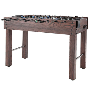 Foosball Table 48 Inch | Standard Indoor Soccer Table with 2 Balls & Cup Holders | Full Size Home & Game Room Play Set