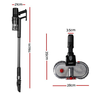 Stick Vacuum Cleaner | Mop Head | 350W | Grey