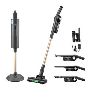 Cordless Vacuum Cleaner | Auto-Empty Dust Station | 18kPa | Grey