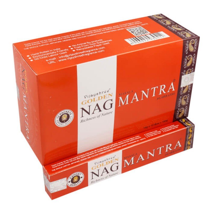 Vijayshree Golden Nag Mantra Incense Sticks | 180 Grams