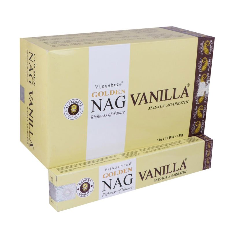 Vijayshree Golden Nag Vanilla Incense Sticks | 180 Grams