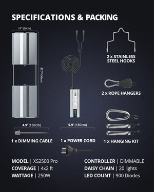 Viparspectra XS2500 PRO Led Grow Light