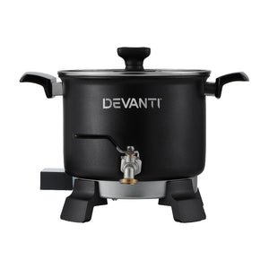 Devanti Wax Melter | 5L | Candle Making | 1200W | Melting Pot Furnace | Quick Pour Spout | Soy Soap
