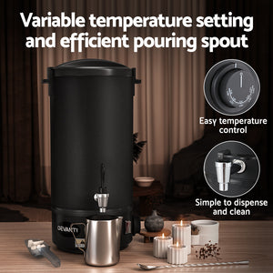 Devanti Wax Melter | 5L | Candle Making | 1520W | Melting Pot Furnace | Pour Spout | Soap