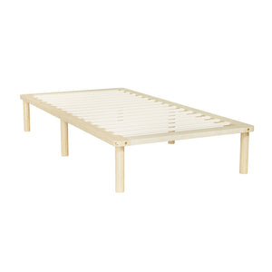 Bed Frame | Single Size | Wooden Base | Mattress Platform | Timber Pine | AMBA