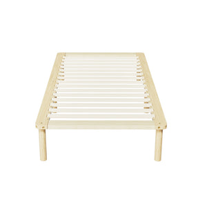 Bed Frame | Single Size | Wooden Base | Mattress Platform | Timber Pine | AMBA