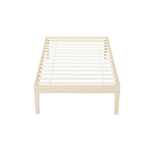 Bed Frame | Single Size | Wooden Base | Mattress Platform | Timber Pine | BRUNO