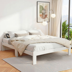 Artiss Bed Frame Queen Wooden Bed Base Frame Size Timber Mattress Platform
