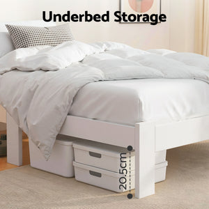 Artiss Bed Frame King Single Size Wooden Mattress Base Timber Platform JADE