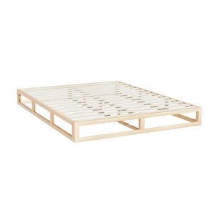 Bed Frame | Queen Size | Wooden Base | Mattress Platform | Timber Pine | KALAM